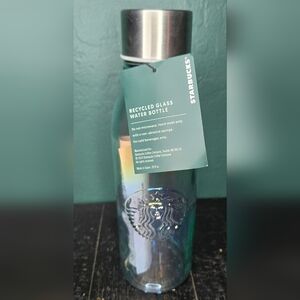 Starbucks NEW Iridescent Recycled Glass Water Bottle